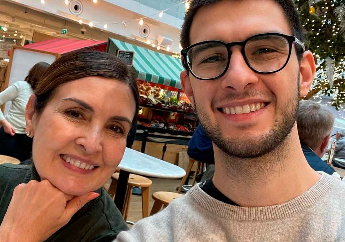 Fátima Bernardes viaja para França e reencontra com o filho. Foto: Reprodução Instagram