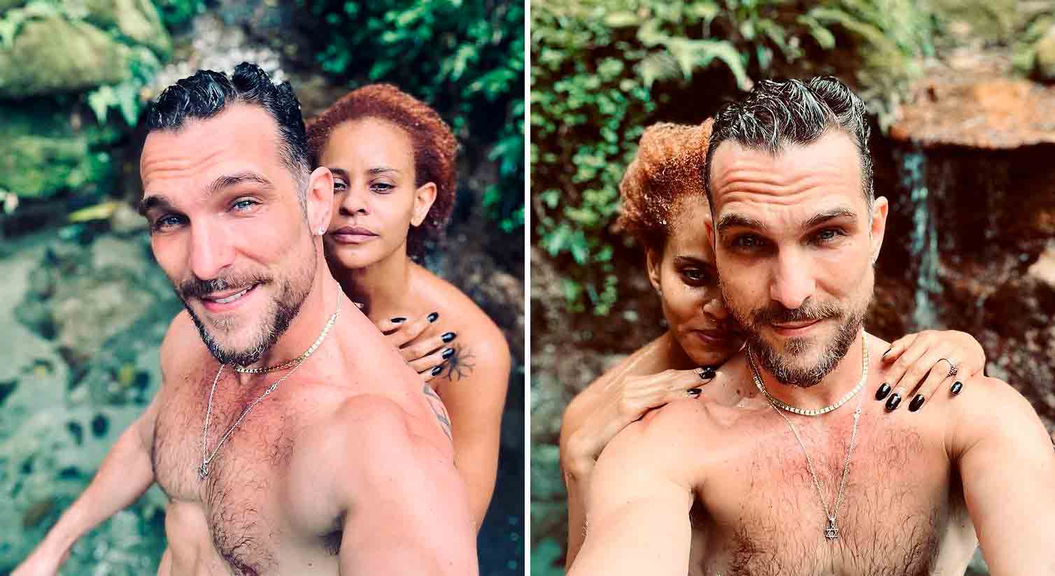 Ator de Gênsis e ex-Rouge tomam banho em piscina natural totalemente nus. Foto: Reprodução Instagram