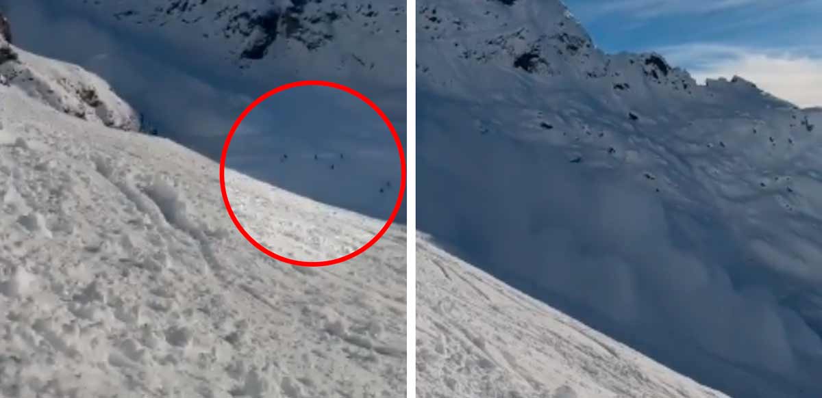 Imagens de celular salvam esquiadores após avalanche atingir resort austríaco