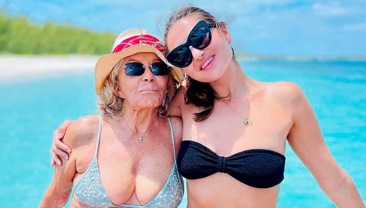 Viúva de Sean Connery chama atenção aos 93 anos em clique nas Bahamas (Foto: Reprodução/Instagram)