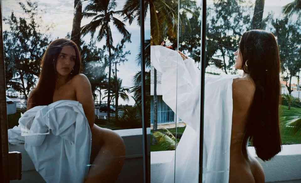 Rafa Kalimann posa nua em sacada de hotel. Foto: Reprodução Instagram